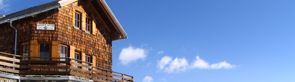 Objektbild Badener Hütte Objektbild Badener Hütte